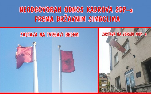 NEODGOVORAN ODNOS KADROVA SDP-a PREMA DRŽAVNIM SIMBOLIMA