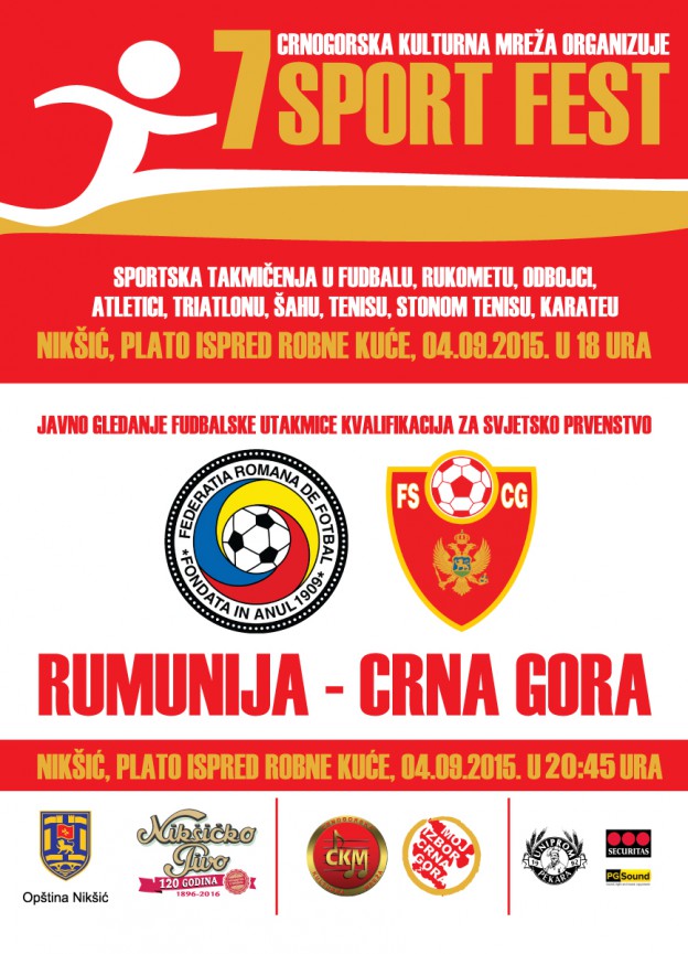 SEDMI SPORT FEST POD SLOGANOM MOJ IZBOR CRNA GORA